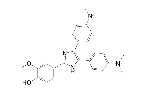 Phenol, 4-[4,5-bis[4-(dimethylamino)phenyl]-1H-imidazol-2-yl]-2-methoxy-