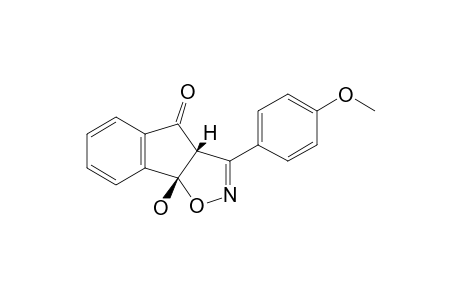 (3aS,8bS)-8b-hydroxy-3-(4-methoxyphenyl)-3aH-indeno[2,3-d][1,2]oxazol-4-one