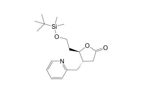 (4S,5R)-5-[2-(tert-Butyl-dimethyl-silanyloxy)-ethyl]-4-pyridin-2-ylmethyl-dihydro-furan-2-one