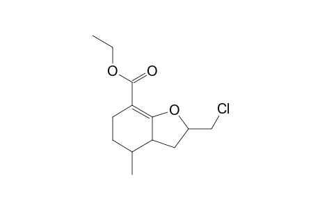 Ethyl 2-(Chloromethyl)-4-methyl-2,3,3a,4,5,6-hexahydrobenzofuran-7-carboxylate