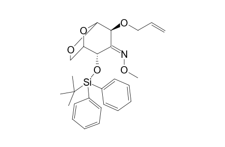 (Z)-2-O-Allyl-1,6-anhydro-4-O-(tert-butyldiphenylsilyl)-3-deoxy-3-methoxyimine-.beta.,D-arabino-hexopyranose