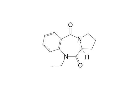 (11aS)-10-Ethyl-2,3-dihydro-1H-pyrrolo[2,1-c][1,4]benzodiazepine-5,11-(10H,11aH)-dione