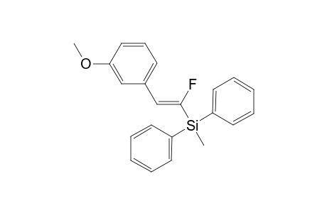 (E)-[1-Fluoro-2-(3'-methoxyphenyl)vinyl]methyldiphenylsilane