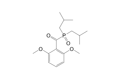 BIS-(2-METHYLPROPYL)-2,6-DIMETHOXYBENZOYLPHOSPHINE-OXIDE