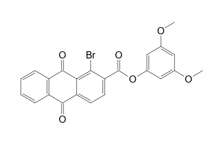 (3,5-dimethoxyphenyl) 1-bromanyl-9,10-bis(oxidanylidene)anthracene-2-carboxylate