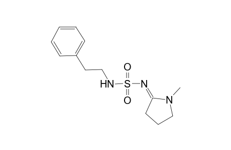 Sulfamide, (1-methyl-2-pyrrolidinylidene)(2-phenylethyl)-