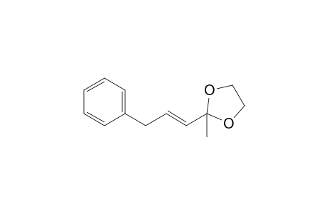 2-Methyl-2-[(E)-3-phenylprop-1-enyl]-1,3-dioxolane