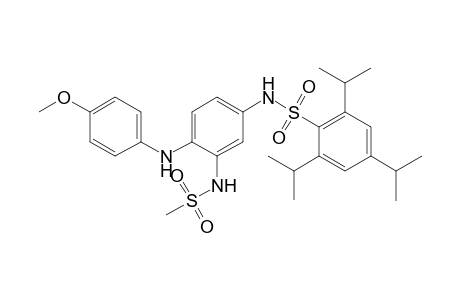 Benzenesulfonamide, N-[4-[(4-methoxyphenyl)amino]-3-[(methylsulfonyl)amino]phenyl]-2,4,6-tris(1-methylethyl)-