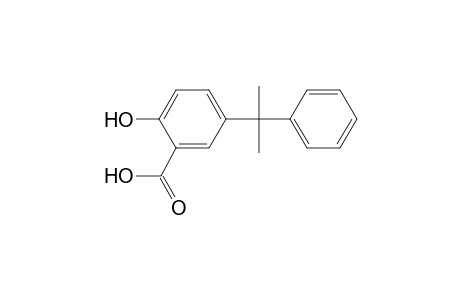 2-Hydroxy-5-(1-methyl-1-phenylethyl)benzoic acid