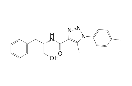 (S)-N-(1-Hydroxy-3-phenylpropan-2-yl)-5-methyl-1-(4-methylphenyl)-1 H-1,2,3-triazole-4-carboxamide