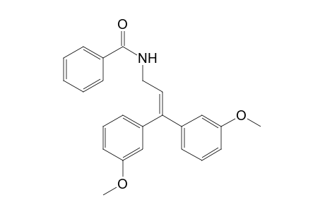 N-Benzoyl-3,3-bis(3-methoxyphenyl)prop-2-en-1-ylamine