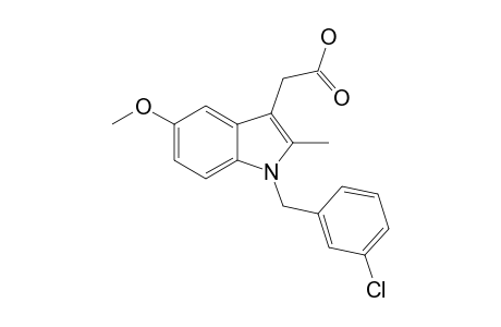 1-(3-CHLOROBENZYL)-5-METHOXY-2-METHYLINDOLE-3-ACETIC-ACID