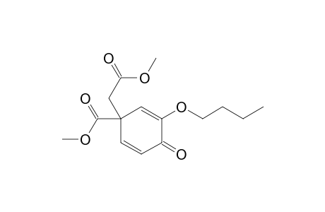 3-Butoxy-1-(2-methoxy-2-oxoethyl)-4-oxo-1-cyclohexa-2,5-dienecarboxylic acid methyl ester