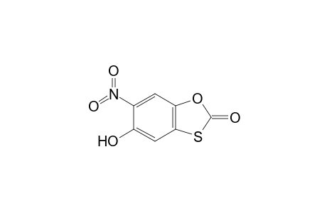 2H-Benzoxathiol-2-one, 5-hydroxy-6-nitro-