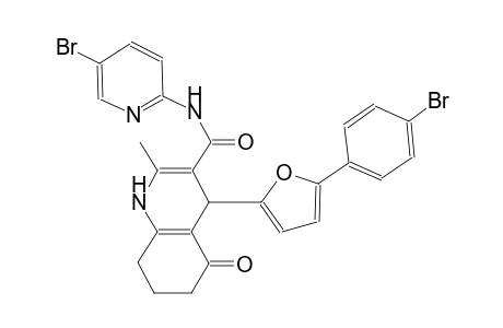 4-[5-(4-bromophenyl)-2-furyl]-N-(5-bromo-2-pyridinyl)-2-methyl-5-oxo-1,4,5,6,7,8-hexahydro-3-quinolinecarboxamide