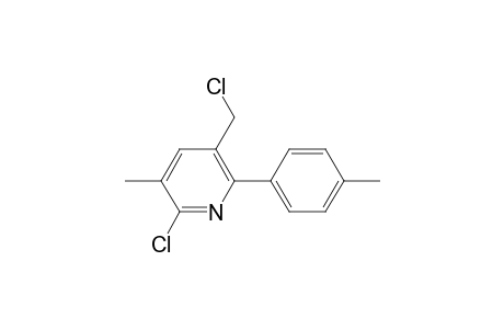 2-chloranyl-5-(chloromethyl)-3-methyl-6-(4-methylphenyl)pyridine