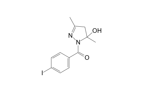 1-(4-Iodobenzoyl)-3,5-dimethyl-4,5-dihydro-1H-pyrazol-5-ol