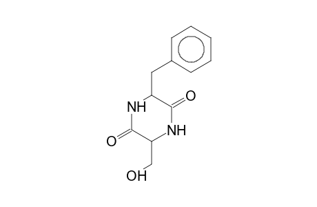 3-Benzyl-6-(hydroxymethyl)-2,5-piperazinedione