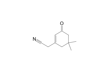 (5,5-dimethyl-3-oxo-1-cyclohexen-1-yl)acetonitrile