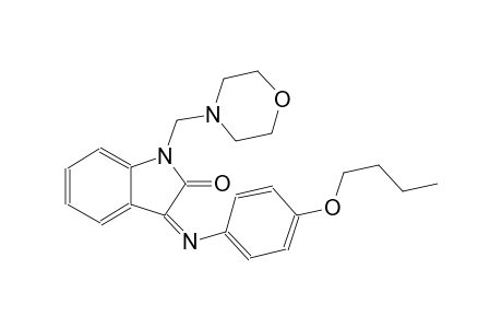 2H-indol-2-one, 3-[(4-butoxyphenyl)imino]-1,3-dihydro-1-(4-morpholinylmethyl)-, (3Z)-