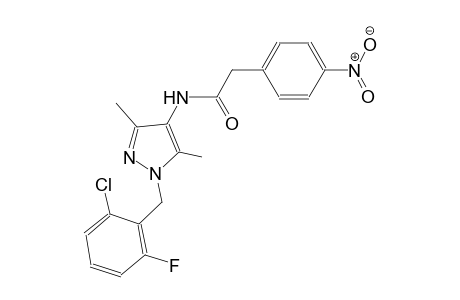 N-[1-(2-chloro-6-fluorobenzyl)-3,5-dimethyl-1H-pyrazol-4-yl]-2-(4-nitrophenyl)acetamide