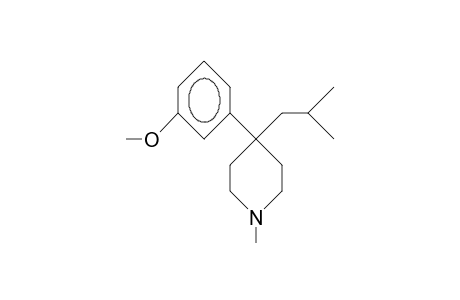4-Isobutyl-4-(3-methoxy-phenyl)-1-methyl-piperidine