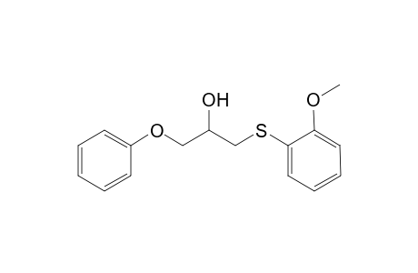 1-((2-methoxyphenyl)thio)-3-phenoxypropan-2-ol