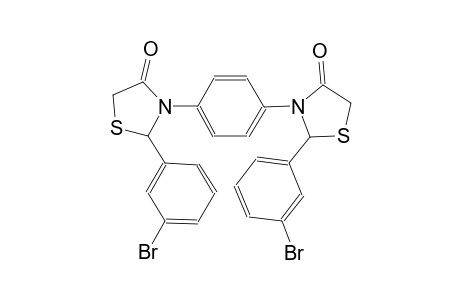 3,3'-(1,4-phenylene)bis(2-(3-bromophenyl)thiazolidin-4-one)