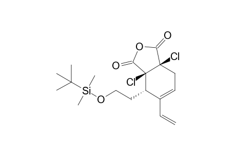 4-(2-(tert-Butyldimethylsilyloxy)ethyl)-3a,7a-dichloro-5-vinyl-3a,4,7,7atetrahydroisobenzofuran-1,3-dione