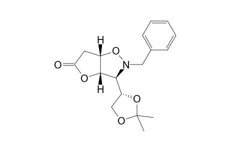 (3S,3aS,6aS)-Tetrahydro-2-benzyl-3-[(4S)-(2,2-dimethyl-1,3-dioxolan-4-yl)]furo[2,3-d]isoxazol-5(2H)-one