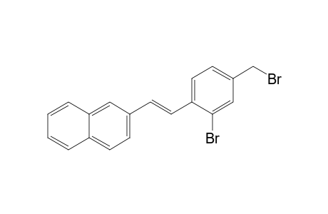 3-Bromo-4-(trans-2-(2-naphthyl)ethenyl)benzyl Bromide