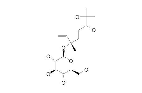 (3S,6S)-6,7-DIHYDROXY-6,7-DIHYDROLINALOOL-3-O-BETA-D-GLUCOPYRANOSIDE