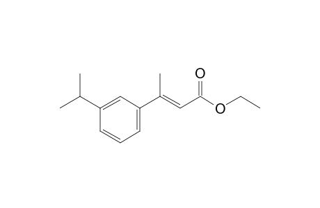 (E)-3-(3-Isopropylphenyl)but-2-enoic acid ethyl ester