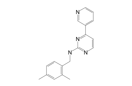 N-(2,4-DIMETHYLBENZYL)-4-(PYRIDIN-3-YL)-PYRIMIDIN-2-AMINE