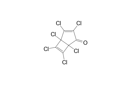 Hexachloro-bicyclo(3.2.0)hepta-3,6-dien-2-one