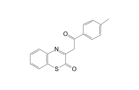 2H-1,4-Benzothiazin-2-one, 3-[2-(4-methylphenyl)-2-oxoethyl]-