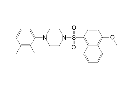 1-(2,3-Dimethylphenyl)-4-[(4-methoxy-1-naphthyl)sulfonyl]piperazine