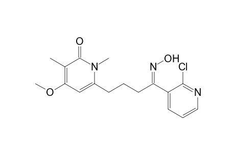 6-[4-(2-Chloro-3-pyridinyl)-4-(hydroxyimino)butyl]-4-methoxy-1,3-dimethyl-2(1H)-pyridinone