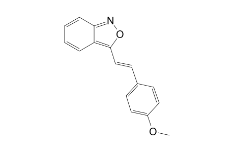 trans-3-(p-METHOXYSTYRYL)-2,1-BENZISOXAZOLE