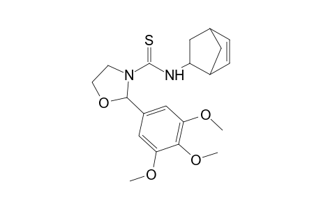 N-(5-norbornen-2-yl)-thio-2-(3,4,5-trimethoxyphenyl)-3-oxazolidinecarboxamide