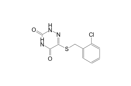 1,2,4-triazine-3,5(2H,4H)-dione, 6-[[(2-chlorophenyl)methyl]thio]-