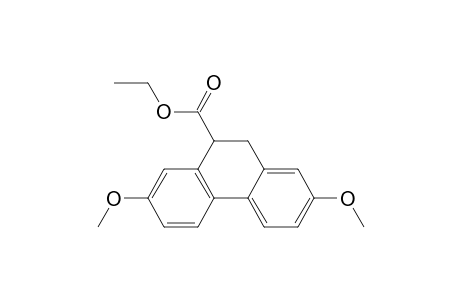 9-Phenanthrenecarboxylic acid, 9,10-dihydro-2,7-dimethoxy-, ethyl ester