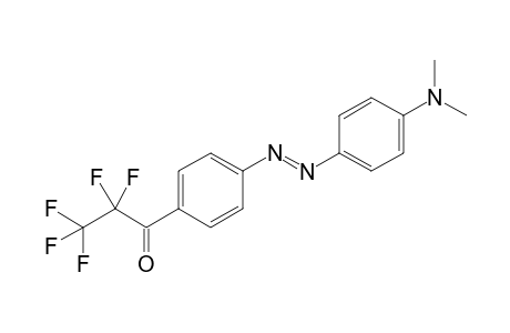 4-Dimethylamino-4'-(perfluoropropanoyl)azobenzene