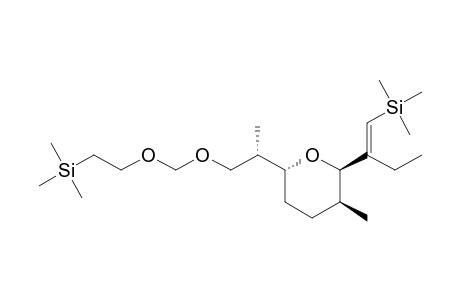 Trimethyl-[(E)-2-[(2R,3S,6R)-3-methyl-6-[(1S)-1-methyl-2-(2-trimethylsilylethoxymethoxy)ethyl]tetrahydropyran-2-yl]but-1-enyl]silane