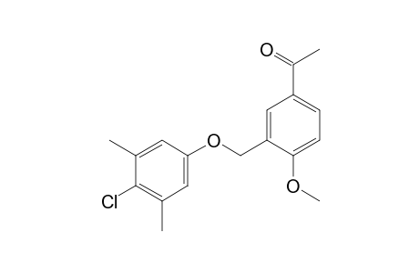 3'-{[(4-chloro-3,5-xylyl)oxy]methyl}-4'-methoxyacetophenone