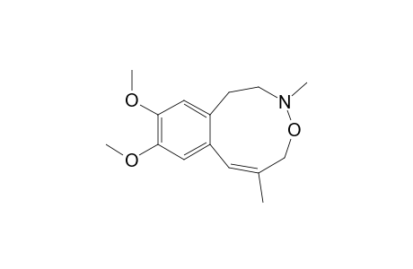 2,10-Dimethyl-6,7-dimethoxy-1,2-benzoxazonine