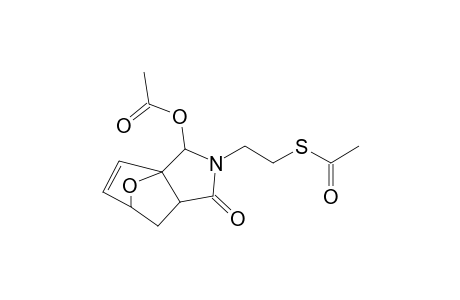 (3RS,3aSR,6SR,7aRS)-2-[2-(Acetylthio)ethyl]-1-oxo-1,2,3,6,7,7a-hexahydro-3a,6-epoxyisoindol-3-yl acetate