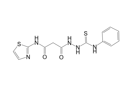 1-[3'-(2"-Thiazolamino)-3'-oxopropane]-4-phenylthio-semicarbazide