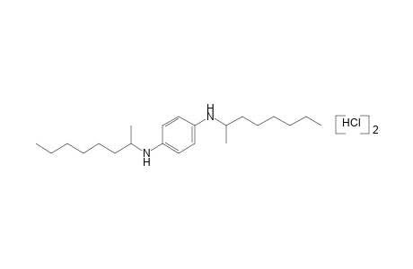 N,N'-bis(1-methylheptyl)-p-phenylenediamine, dihydrochloride