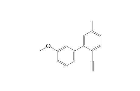 2-Ethynyl-3'-methoxy-5-methyl-1,1'-biphenyl
